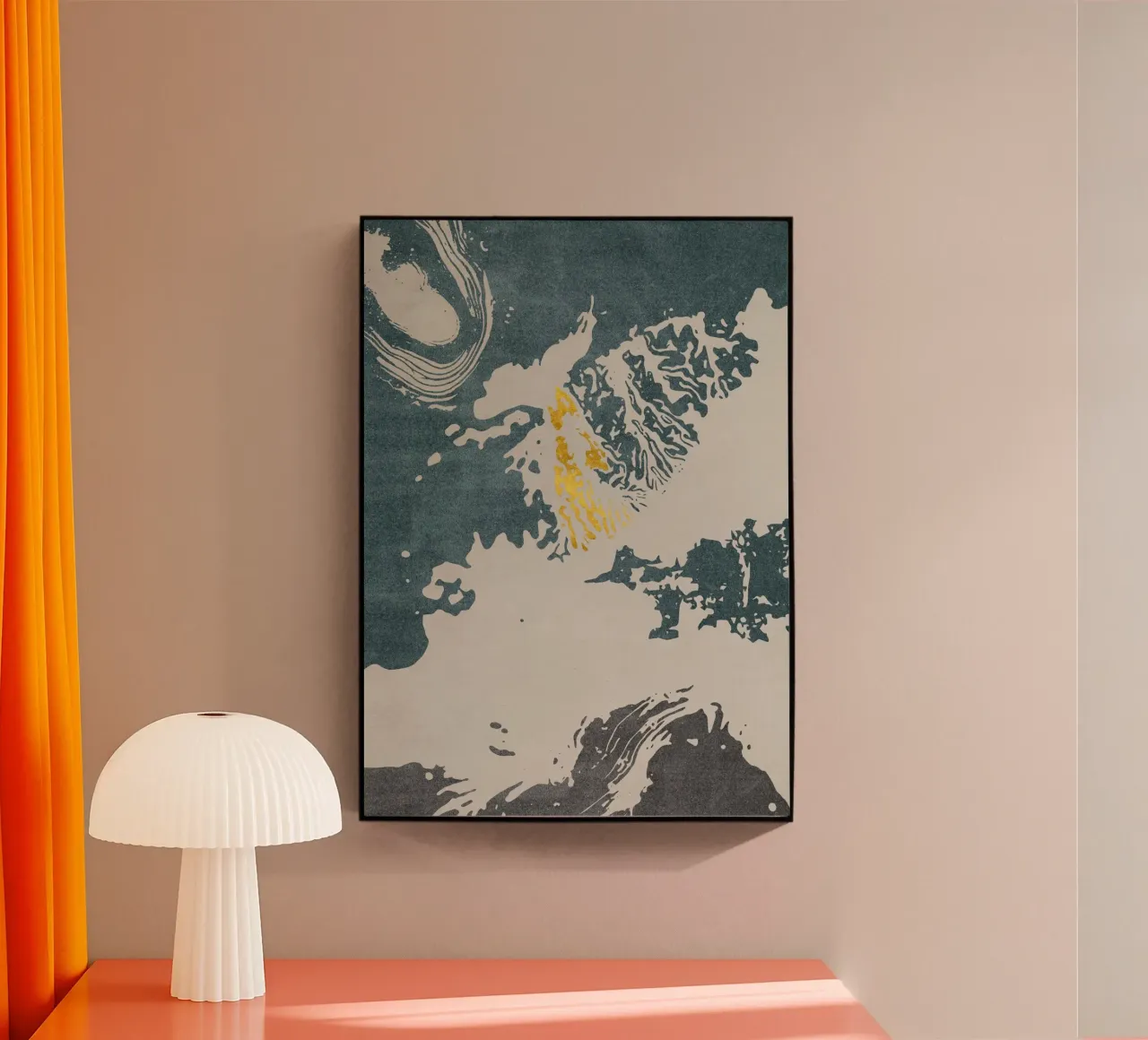 dynamic abstract acryl van ramosashop