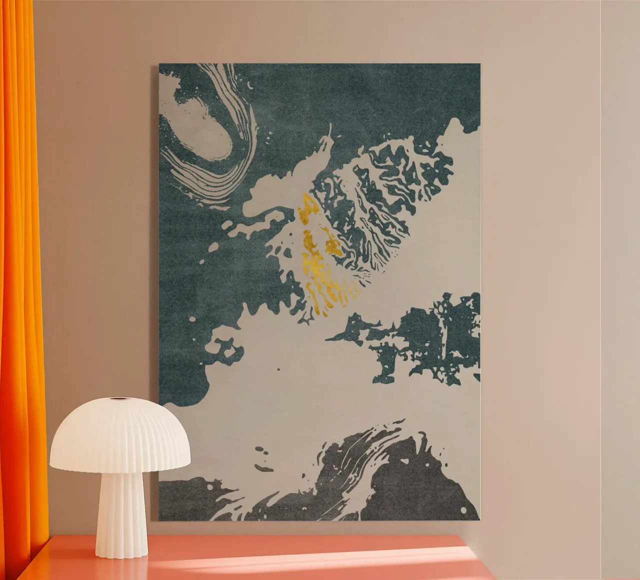 dynamic abstract acryl van ramosashop