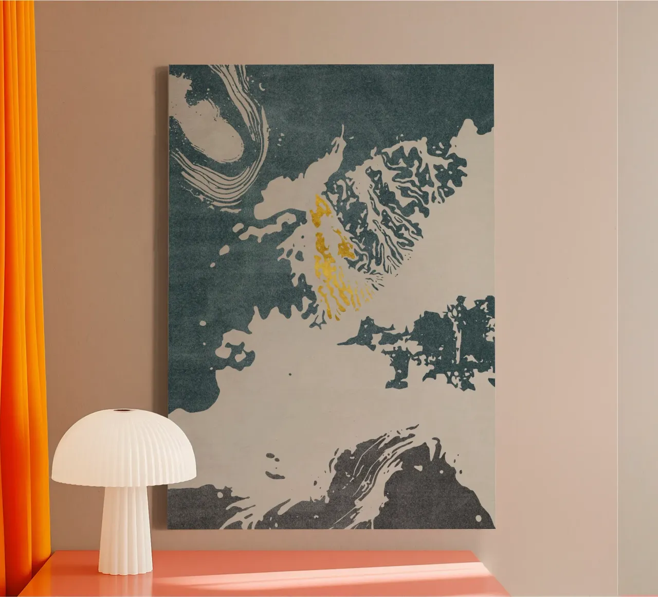 dynamic abstract lienzo de ramosashop