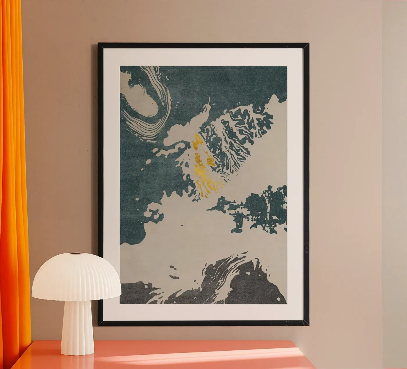 dynamic abstract poster van ramosashop