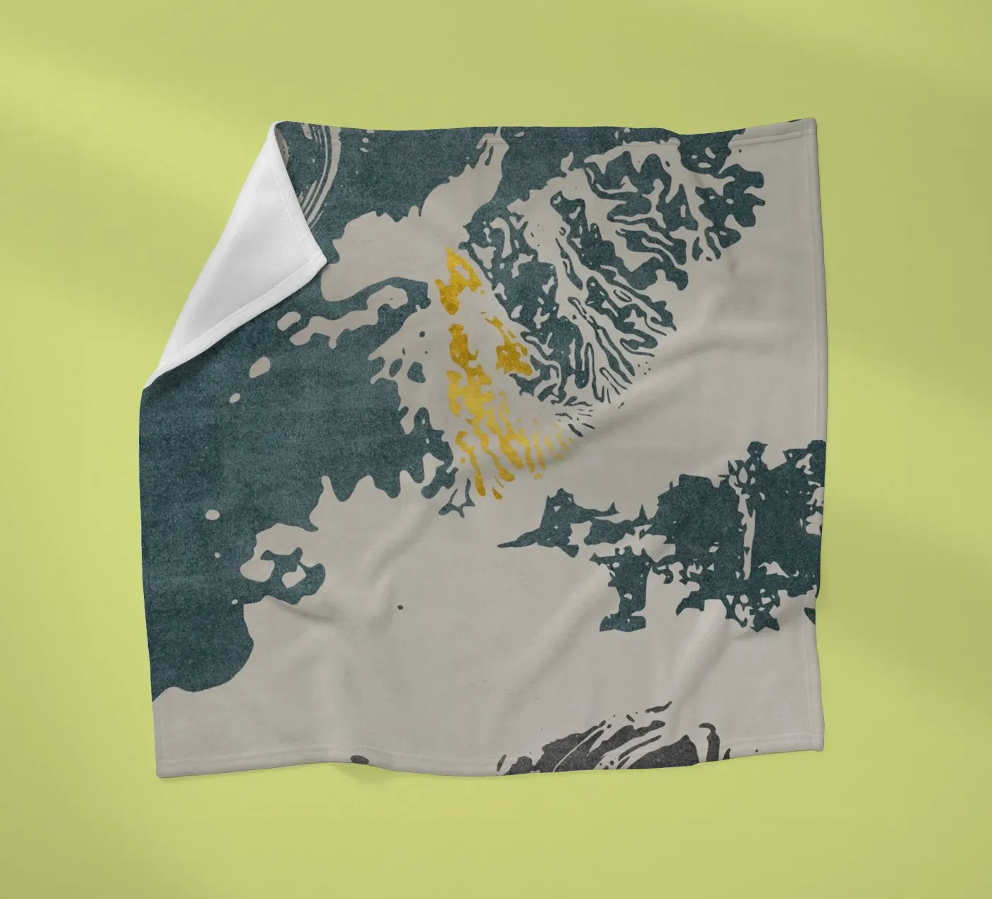 dynamic abstract Fleecedecke von ramosashop