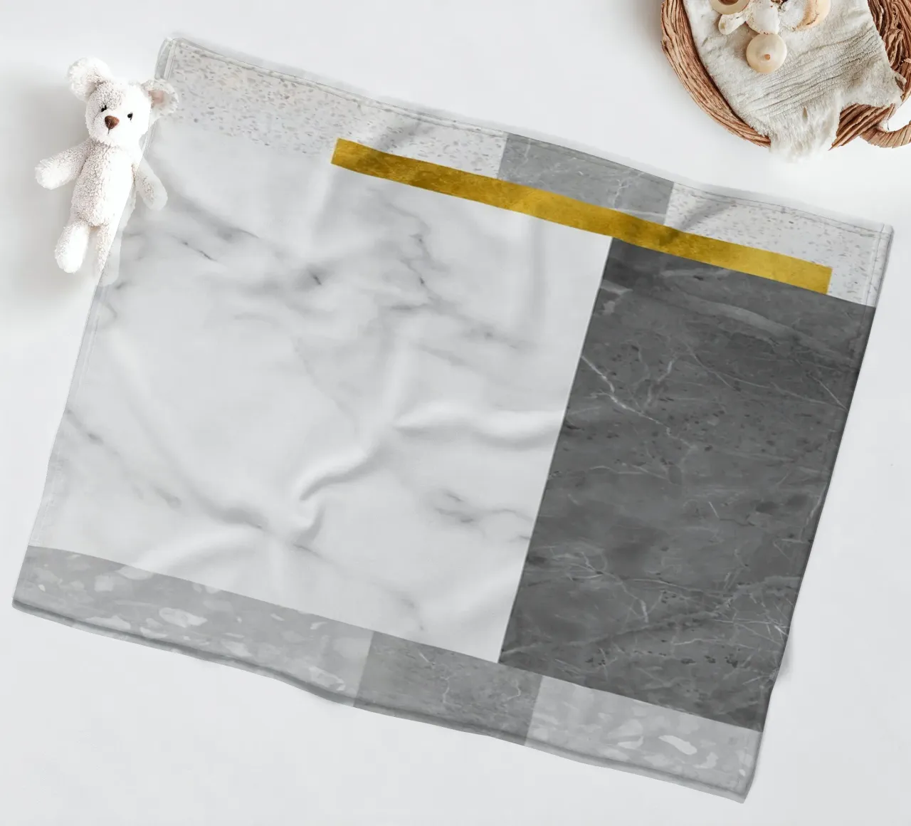 modern composition coperta in pile da ramosashop