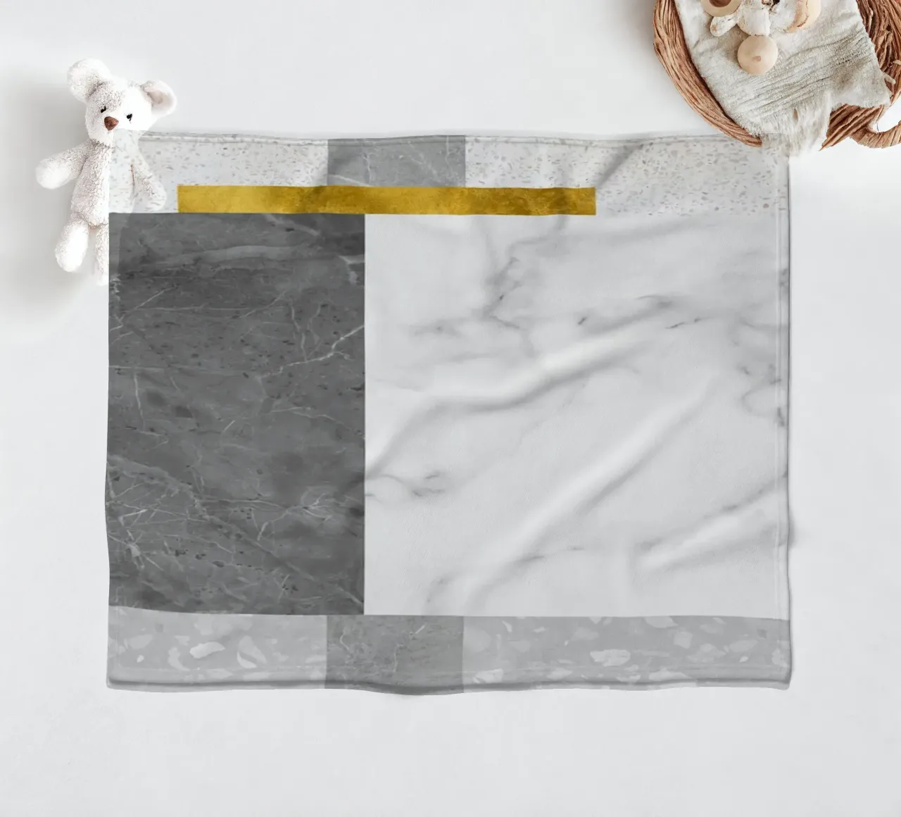 modern composition Fleecedecke von ramosashop