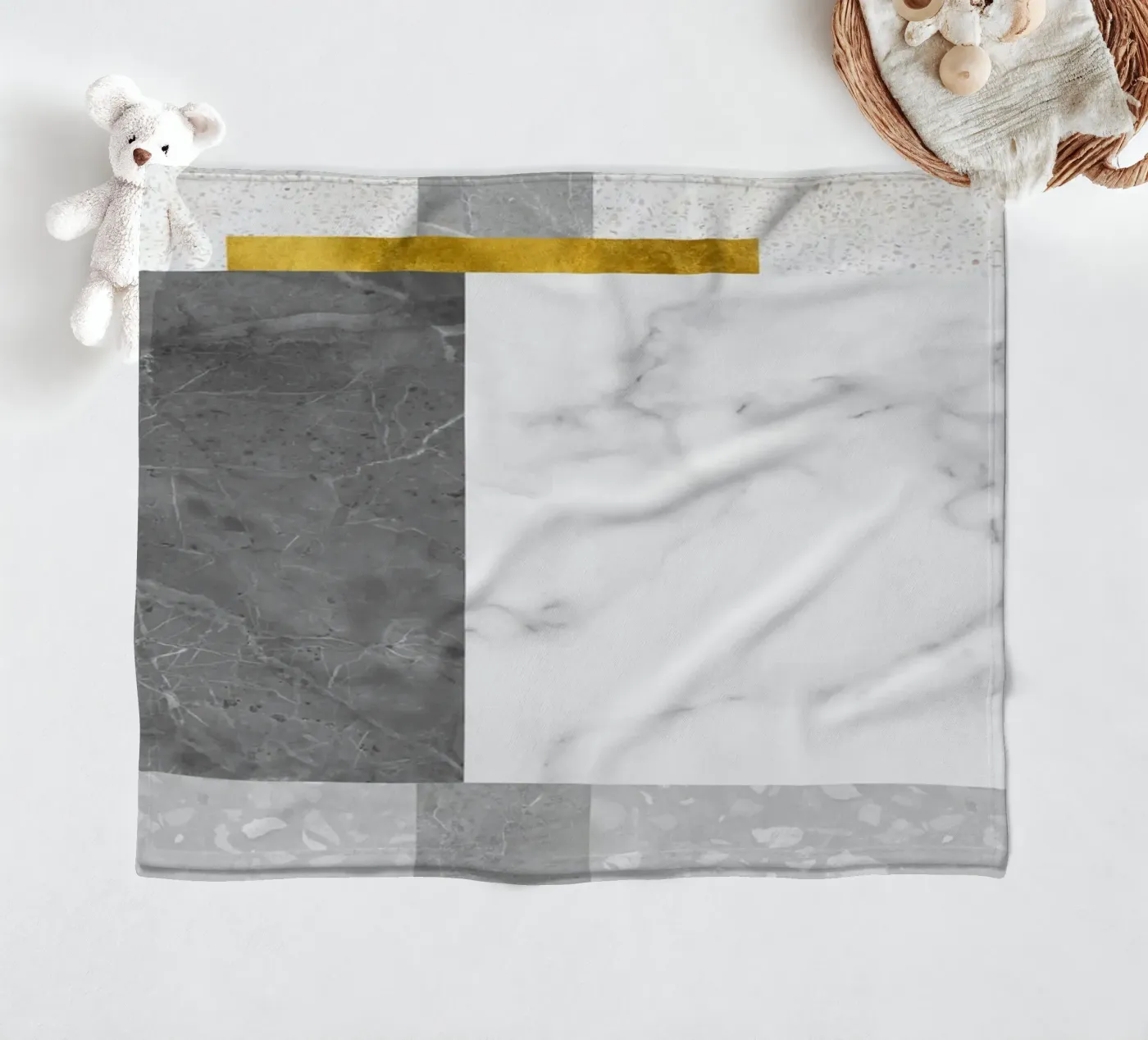 modern composition Fleecedecke von ramosashop