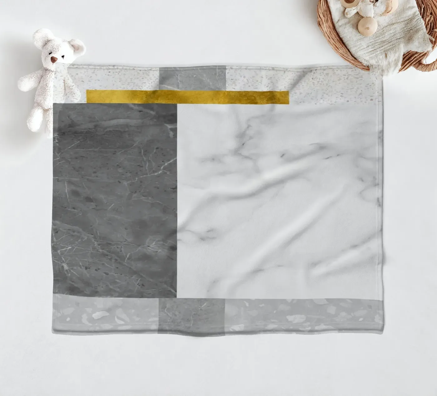 modern composition Fleecedecke von ramosashop