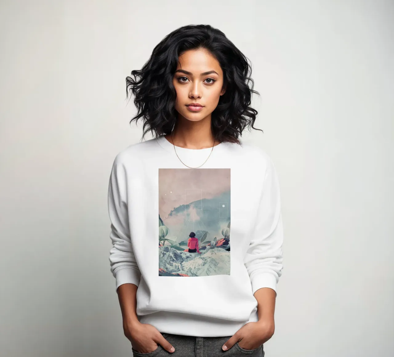 Lost in the 17th Dimension felpa da Frank Moth