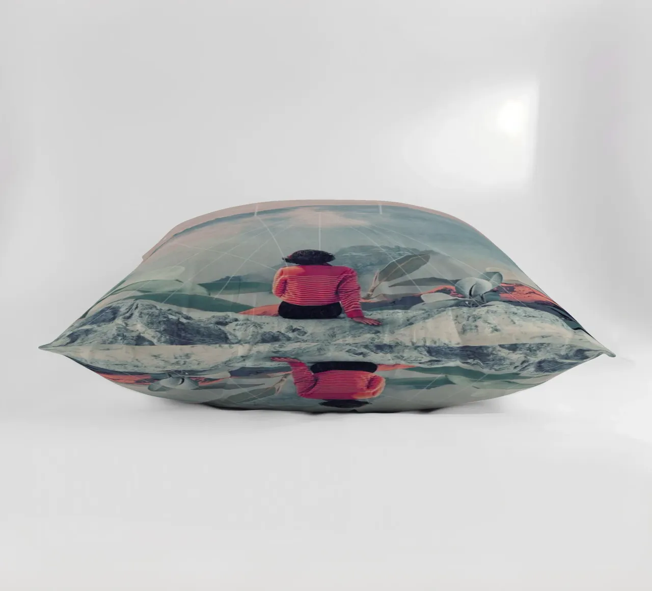 Lost in the 17th Dimension cuscino da Frank Moth