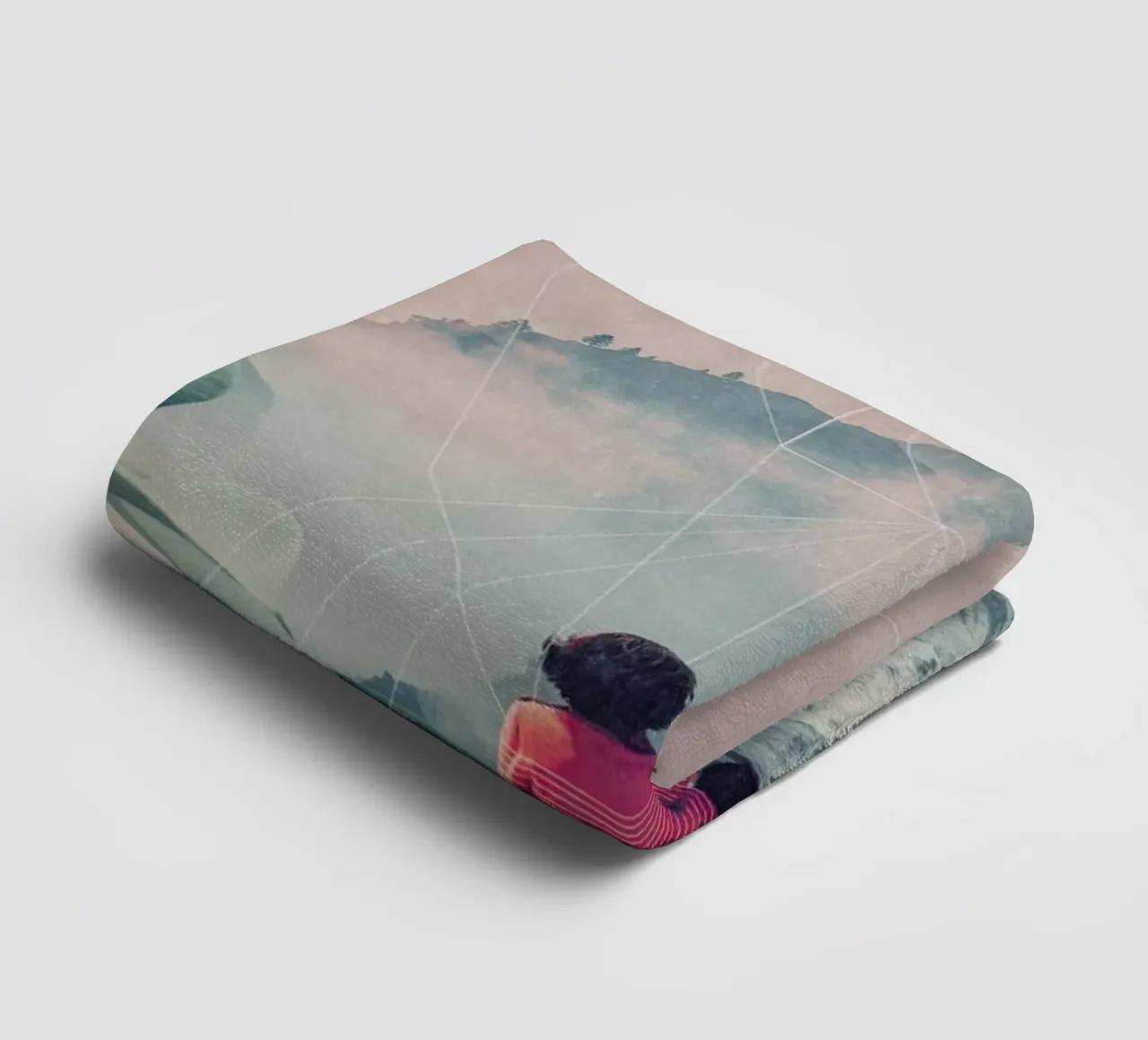 Lost in the 17th Dimension asciugamano da bagno da Frank Moth