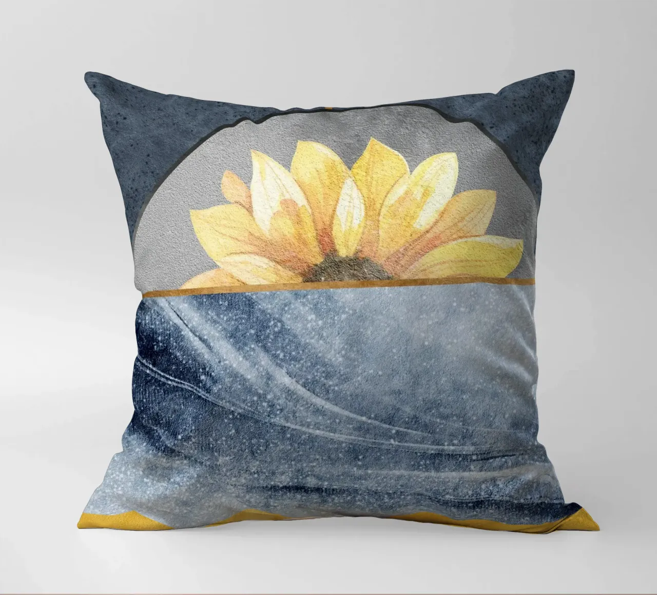 abstract blue cuscino da ramosashop