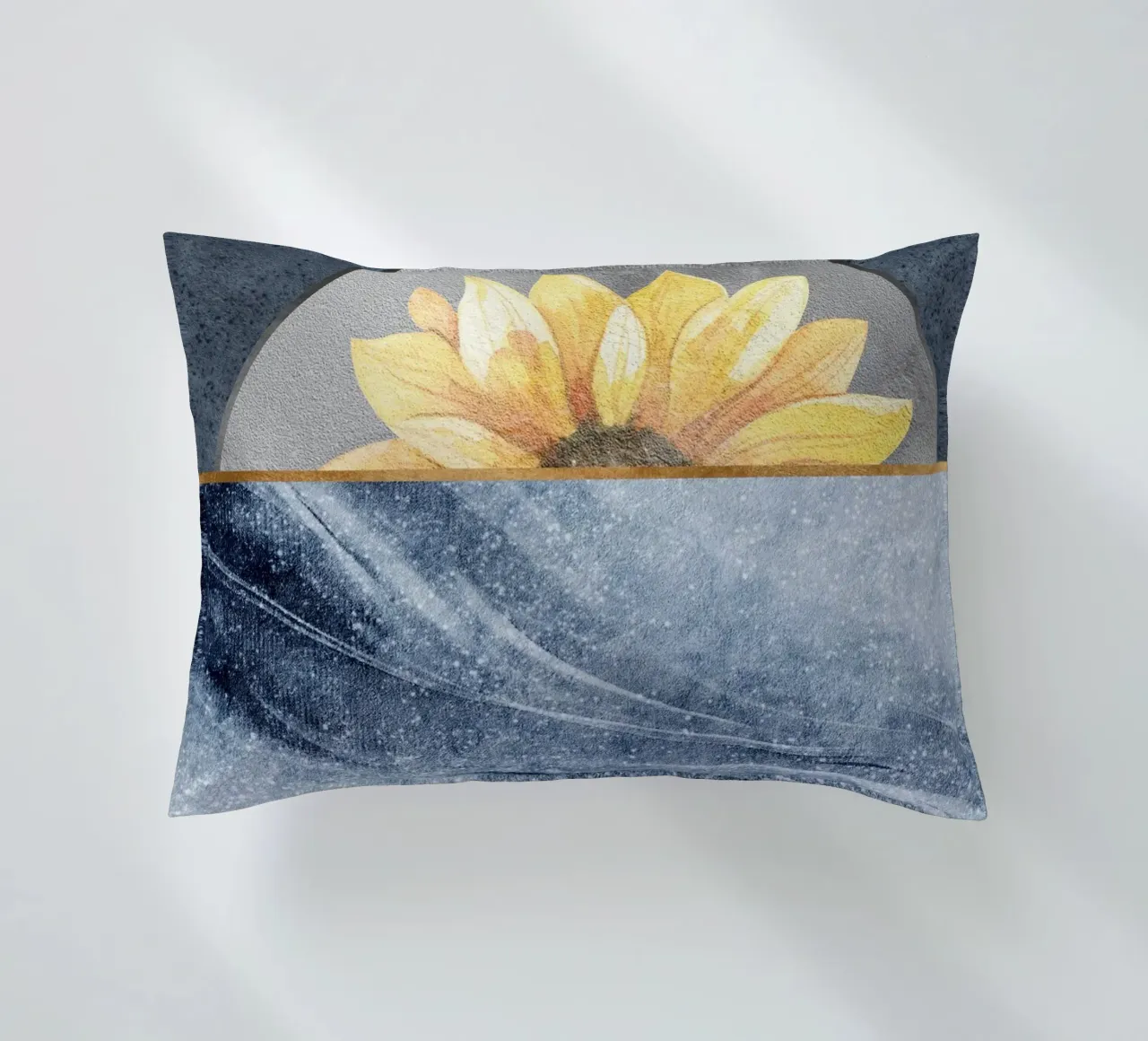 abstract blue cuscino da ramosashop
