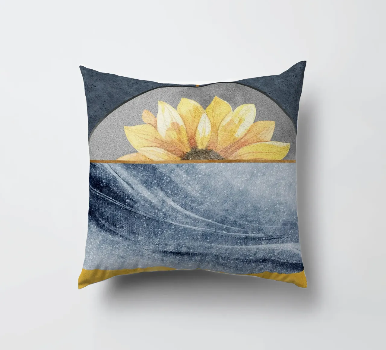 abstract blue cuscino da ramosashop