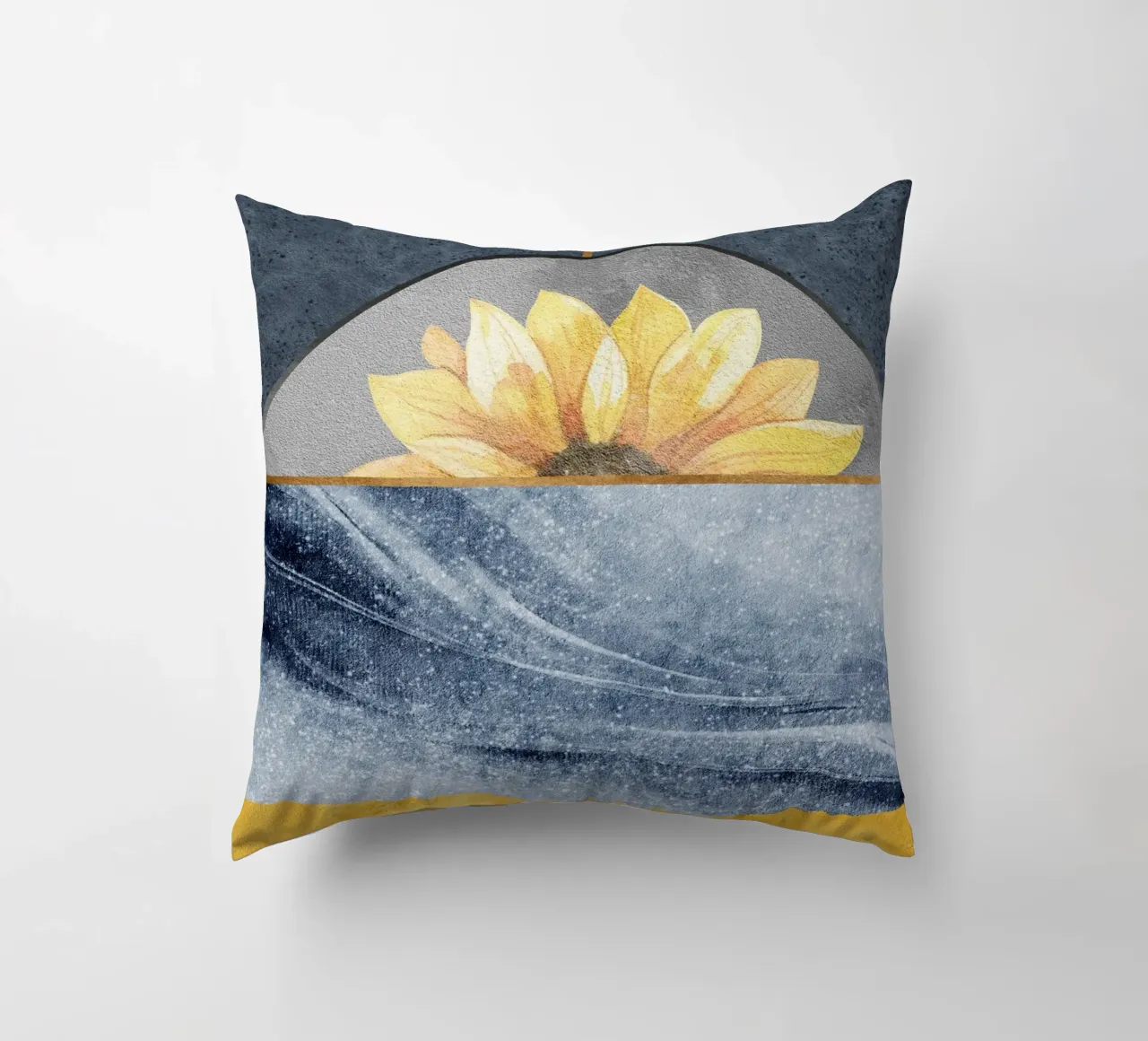 abstract blue cuscino da ramosashop