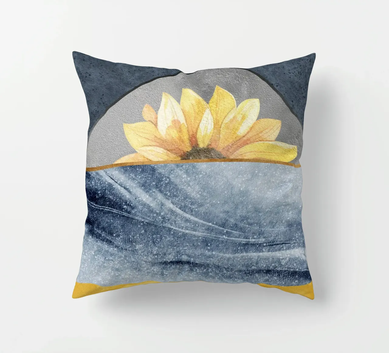 abstract blue cuscino da ramosashop