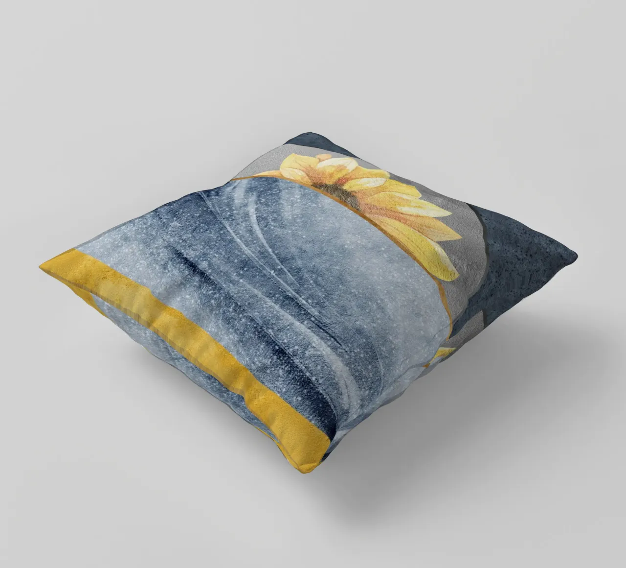 abstract blue cuscino da ramosashop