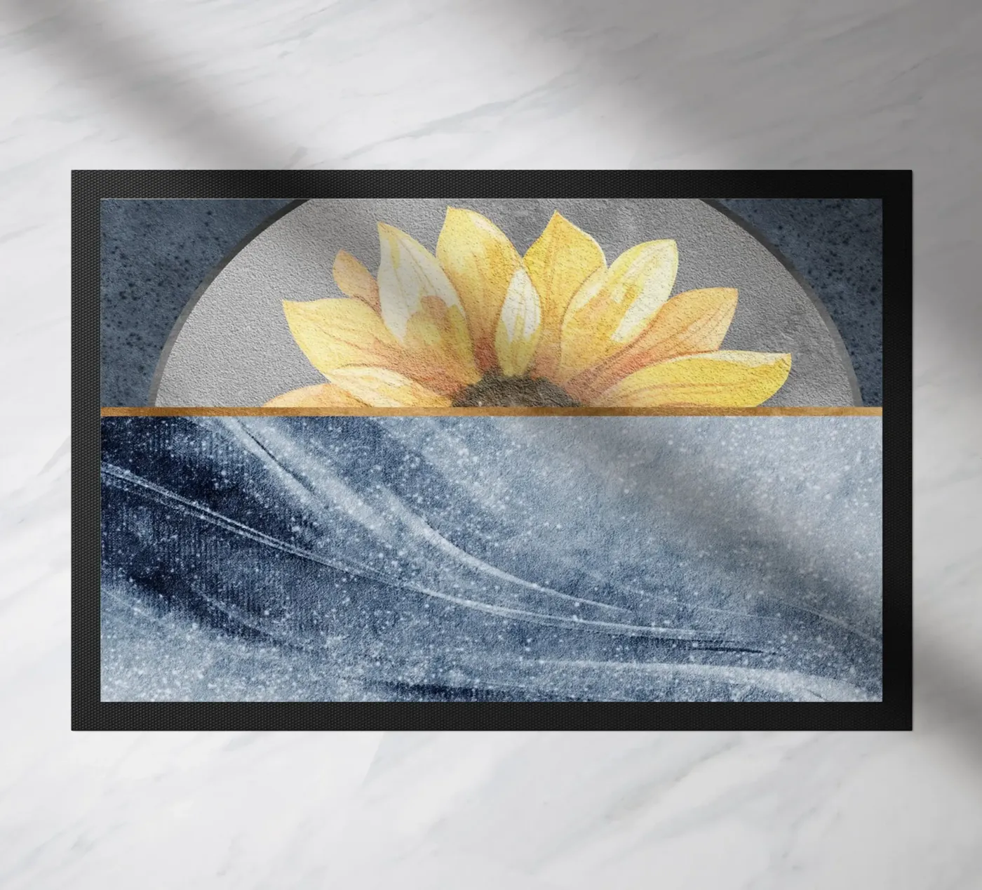 abstract blue zerbino da ramosashop