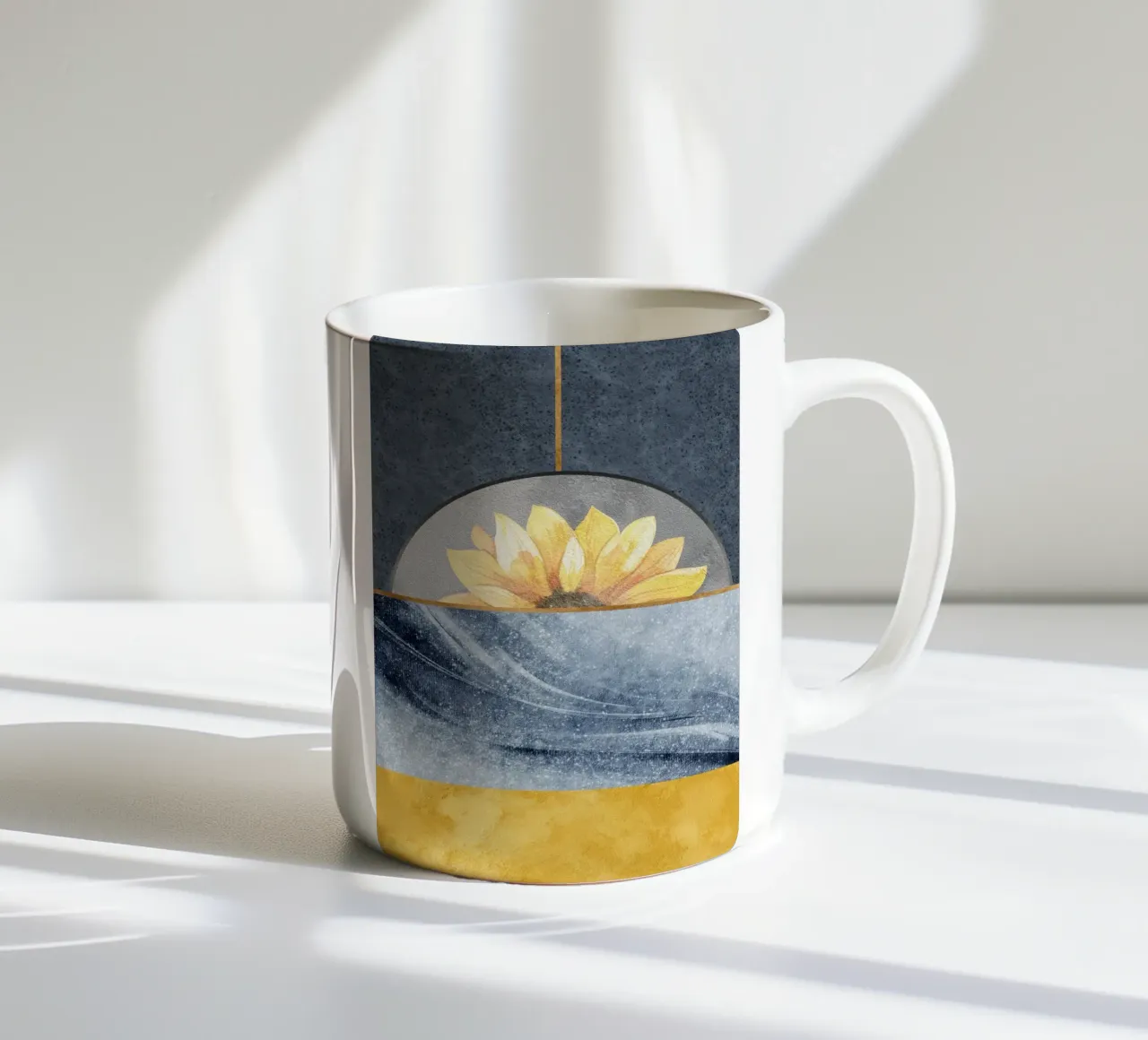 abstract blue tazza in ceramica da ramosashop