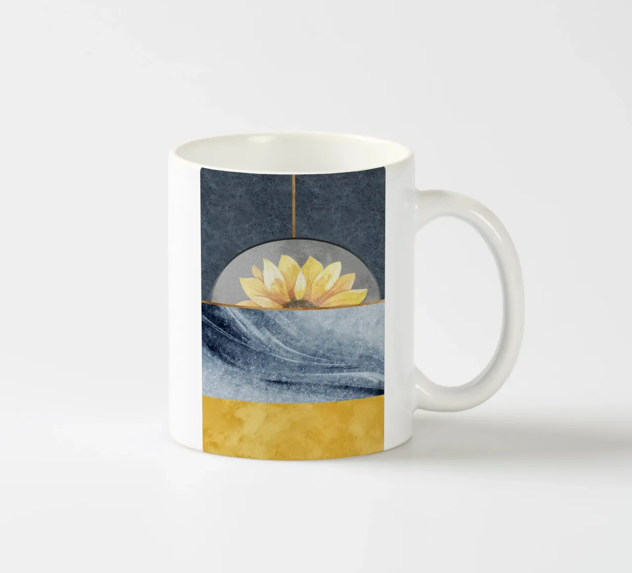 abstract blue tazza in ceramica da ramosashop