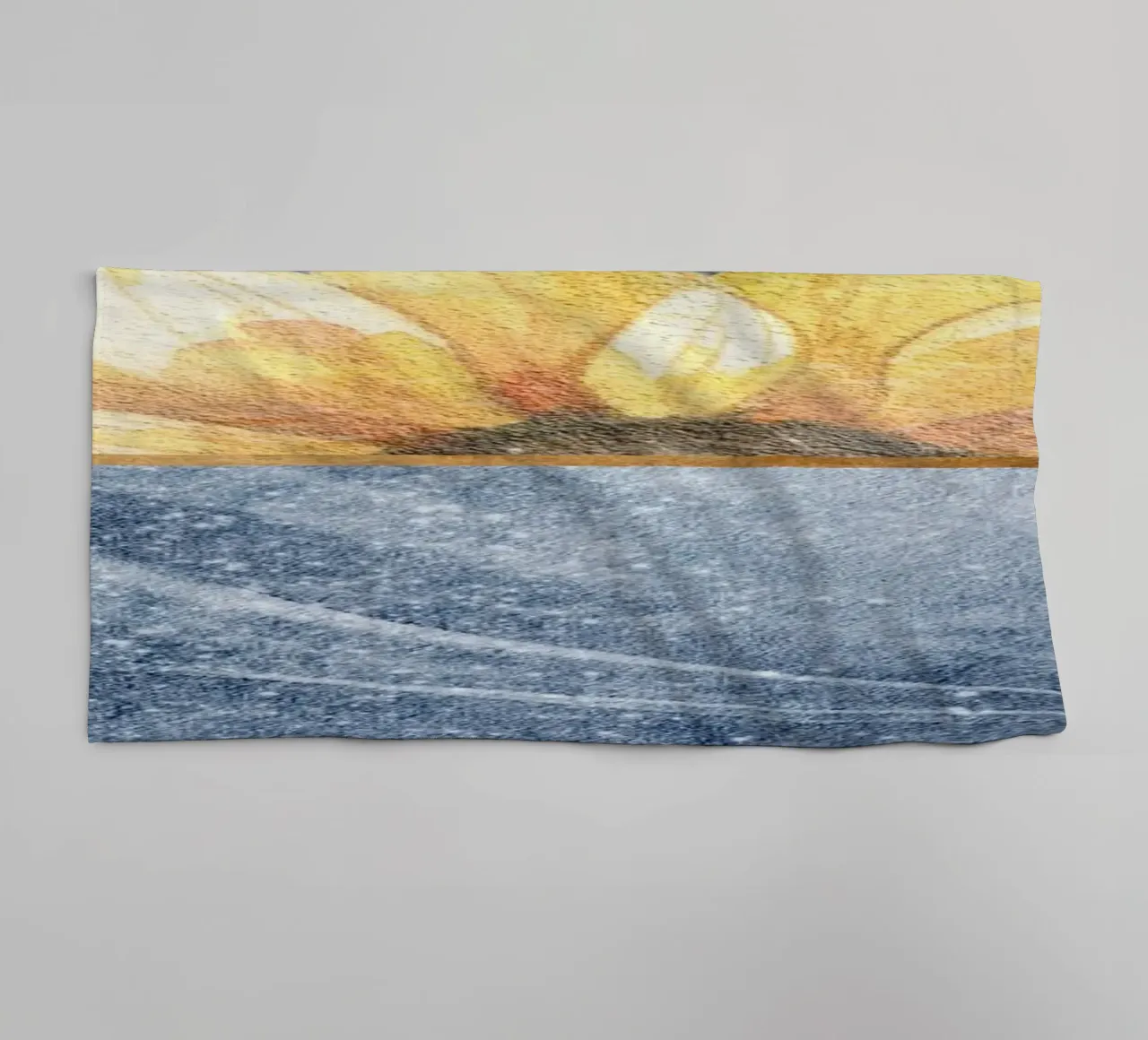 abstract blue asciugamano da bagno da ramosashop