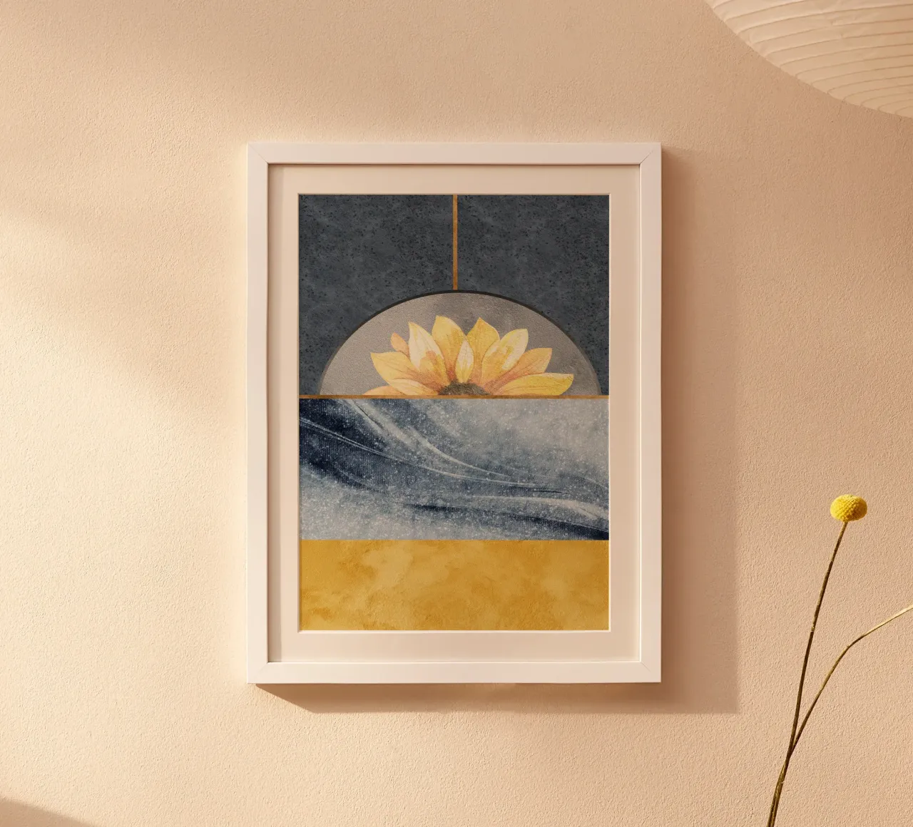 abstract blue poster da ramosashop