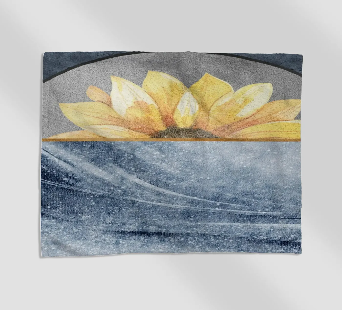 abstract blue telo mare da ramosashop