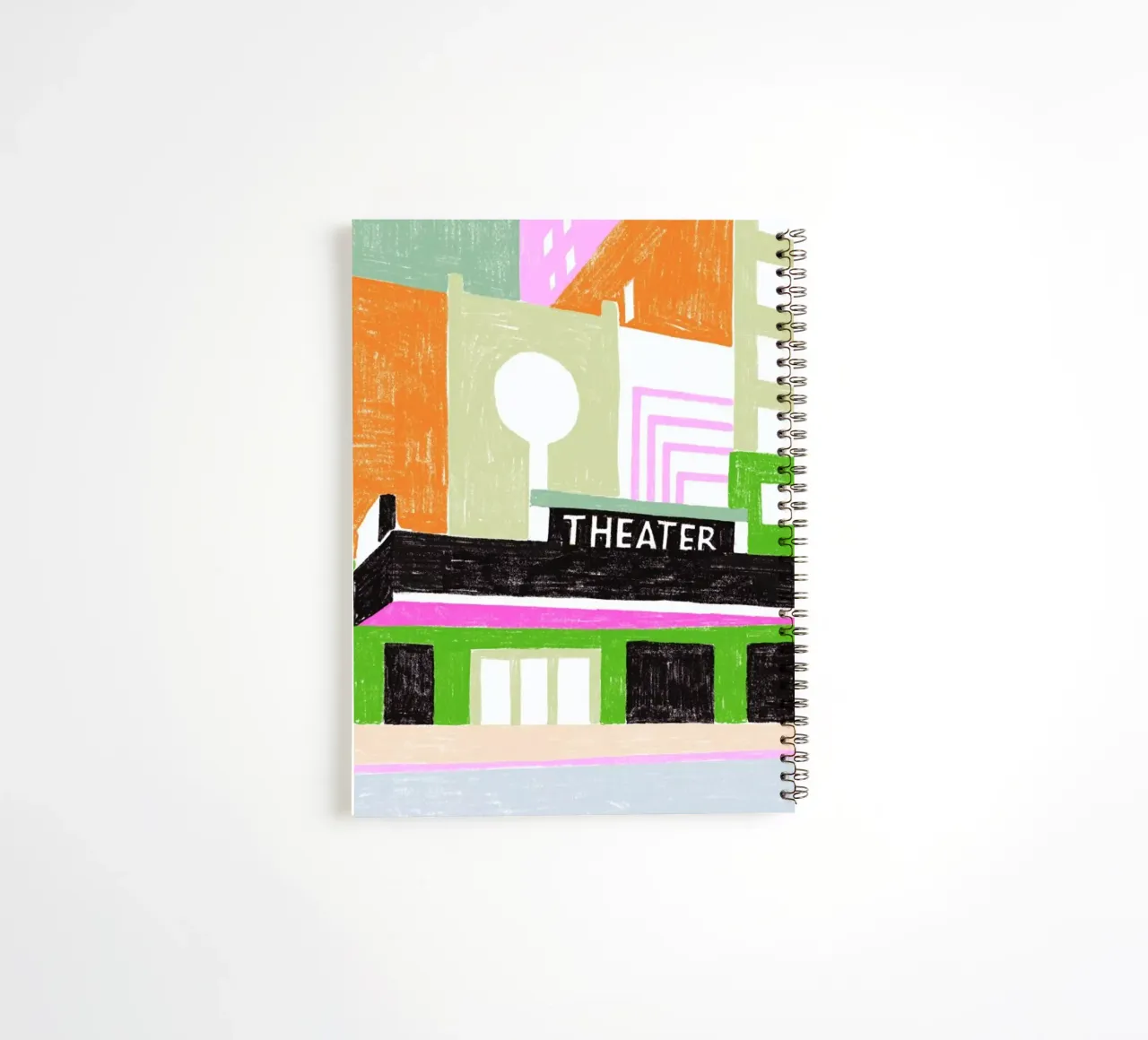 Theater notitieboek met spiraal van Eva Wünsch