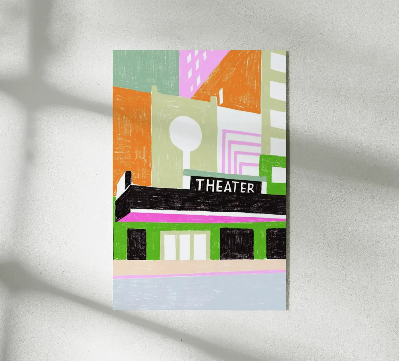 Theater Acryl-Glas von Eva Wünsch