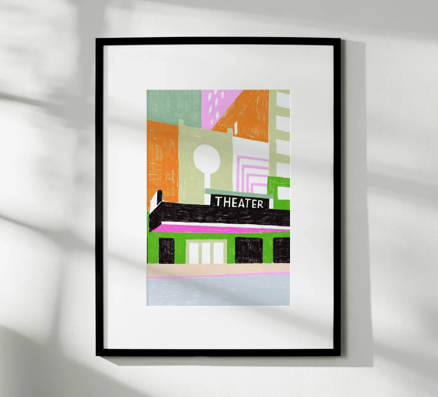 Theater poster van Eva Wünsch