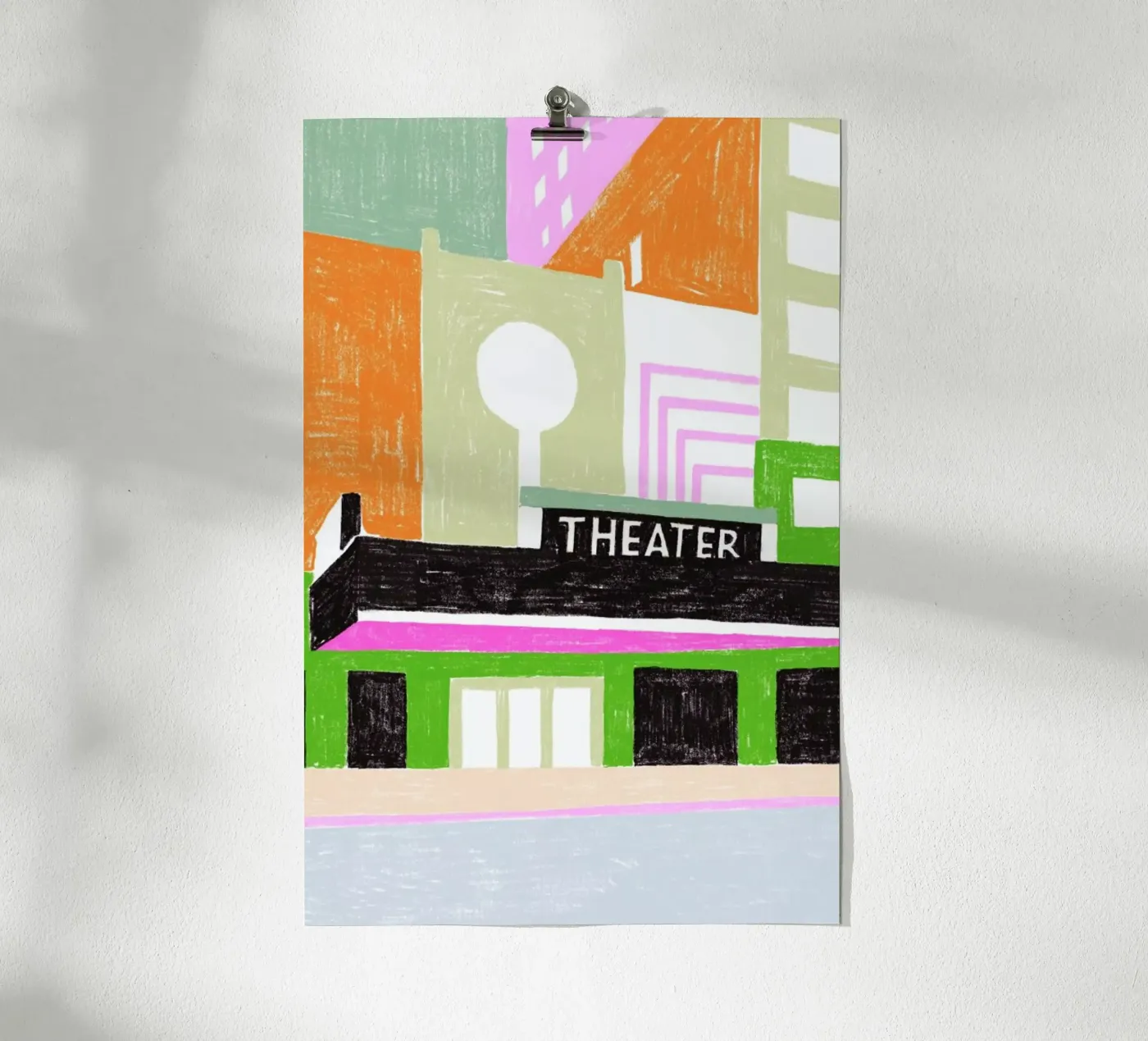 Theater poster van Eva Wünsch