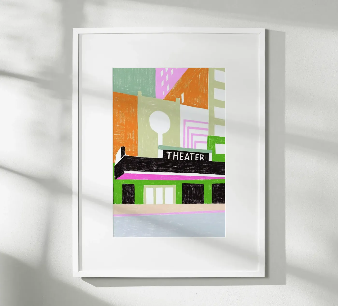 Theater poster van Eva Wünsch