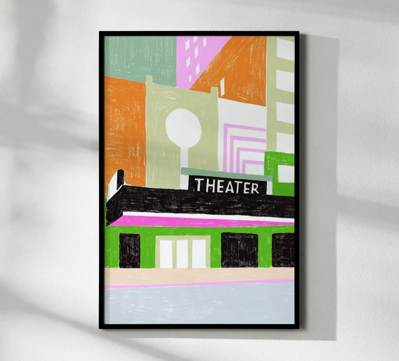 Theater poster van Eva Wünsch