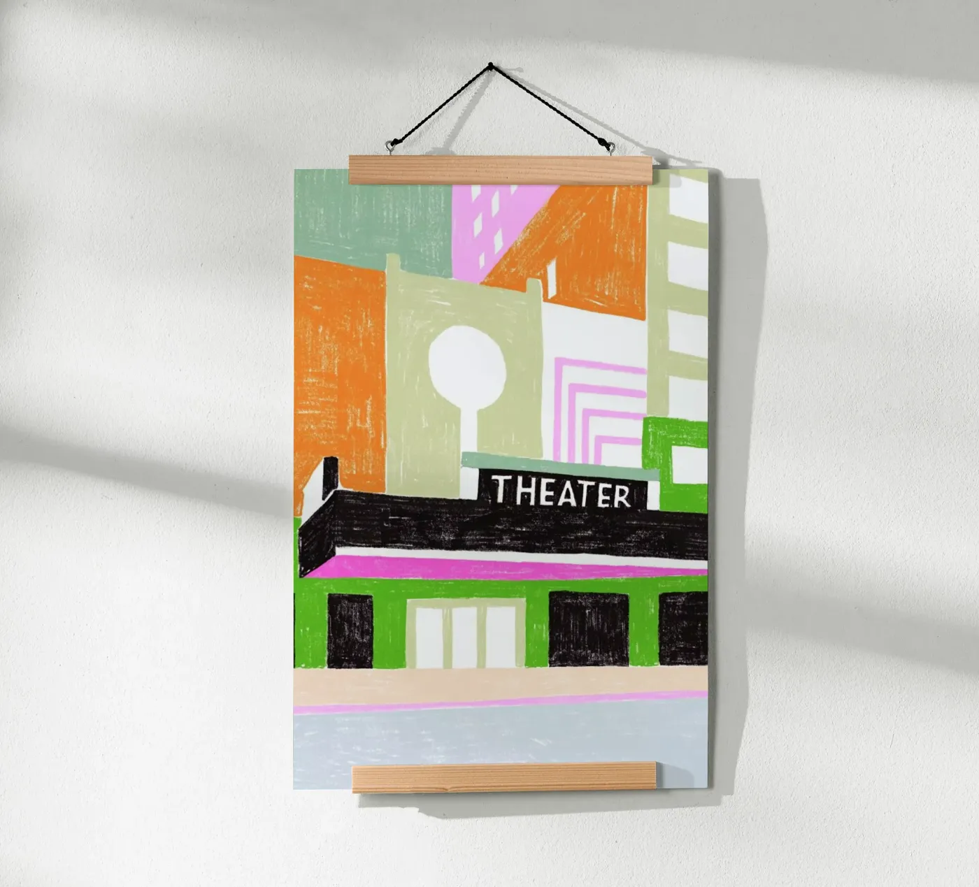 Theater poster van Eva Wünsch