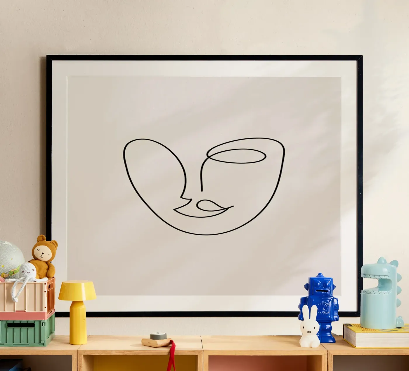 Rosa poster van Pure