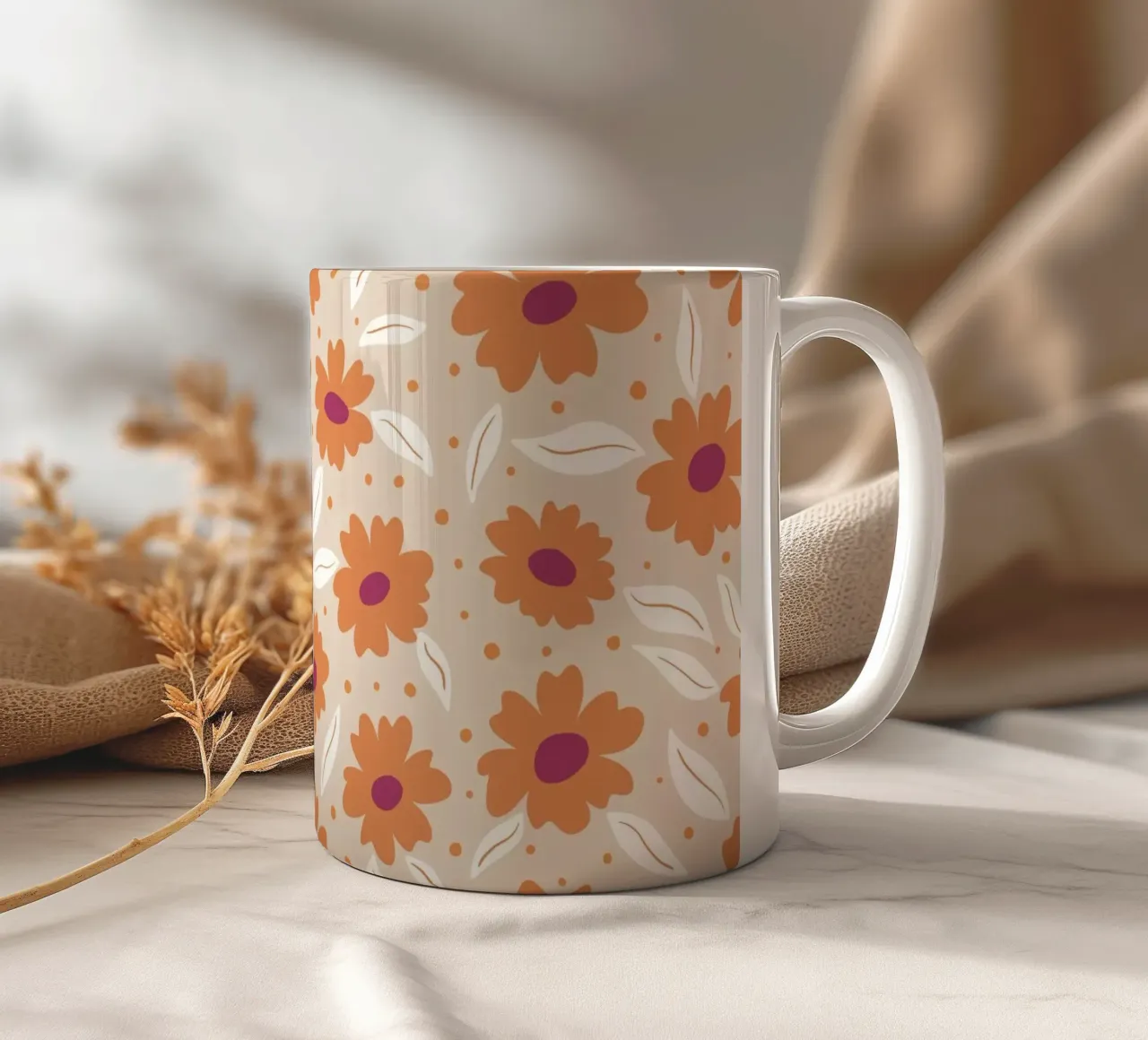 Delizia ai fiori d'arancio tazza in ceramica da Wackapacka