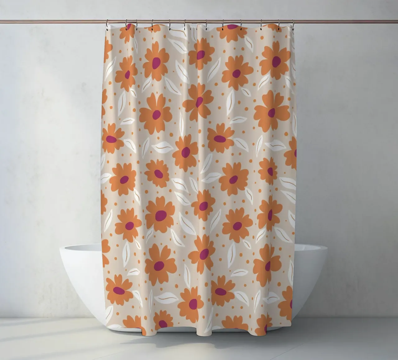Delizia ai fiori d'arancio tenda da doccia da Wackapacka