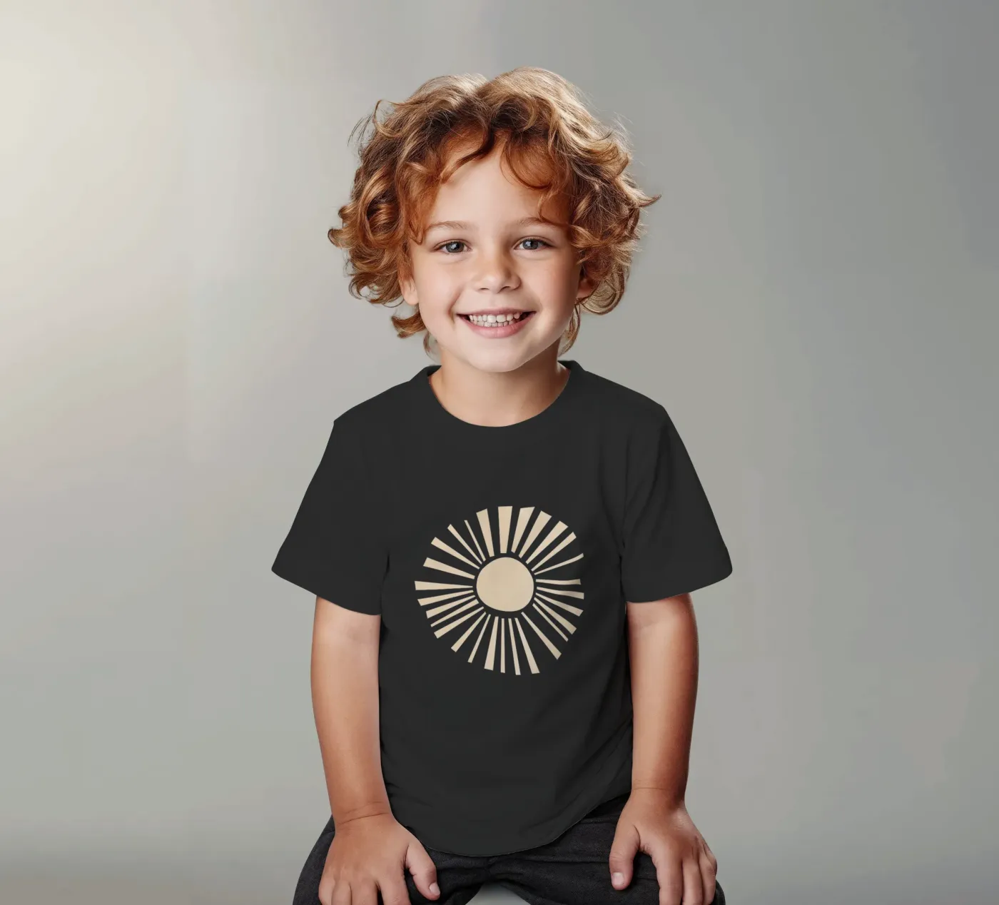 Sole Boho t-shirt bambini da Rose Beck Art