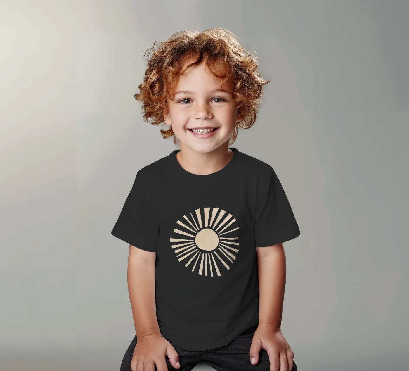 Boho zon kinder t-shirt van Rose Beck Art
