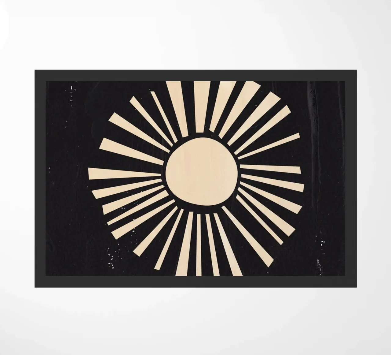 Boho Sun doormat by Rose Beck Art