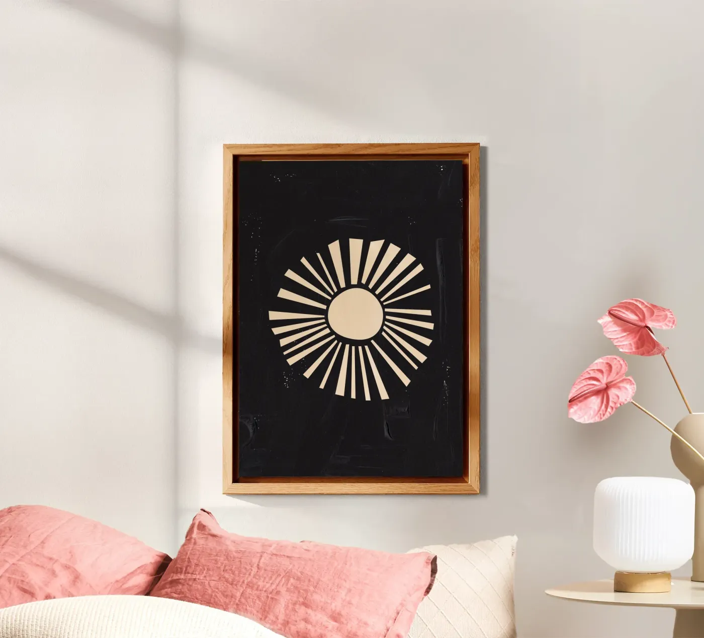 Sole Boho pannello forex da Rose Beck Art