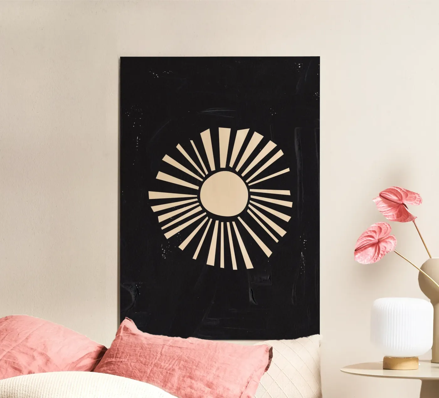 Sole Boho pannello forex da Rose Beck Art