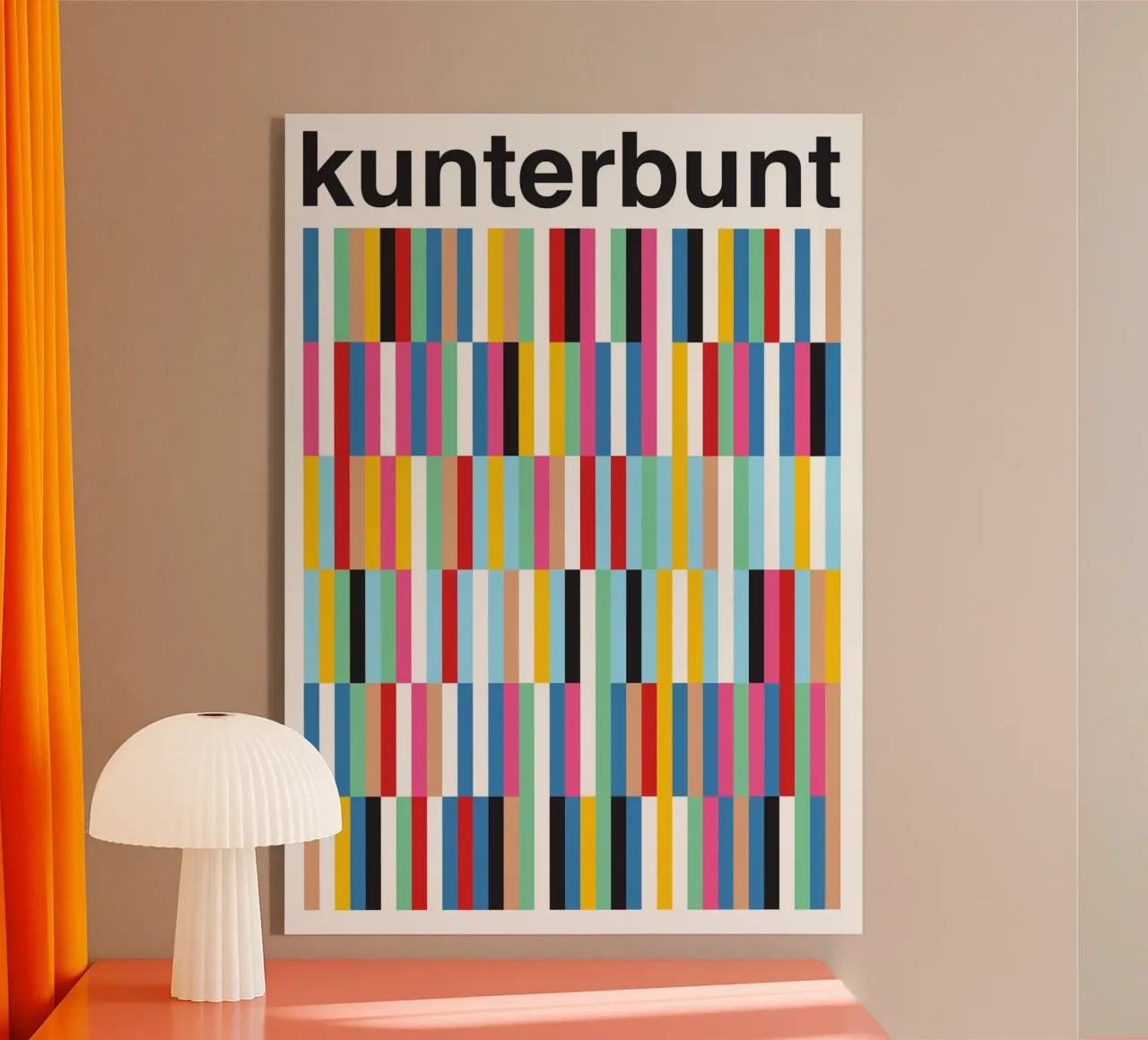 Kunterbunt plexiglass da studio salü