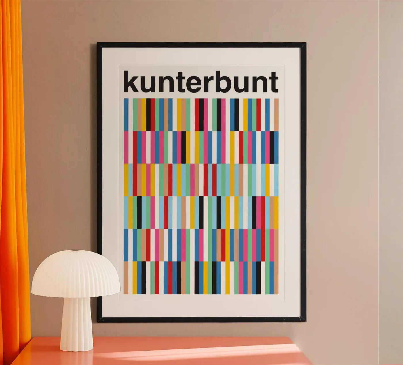 Kunterbunt poster by studio salü