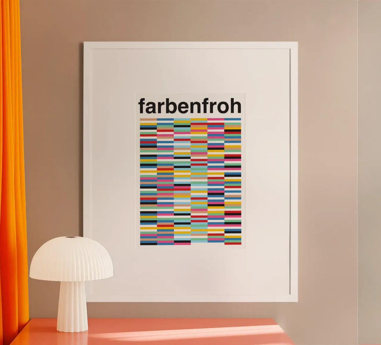 farbenfroh poster by studio salü
