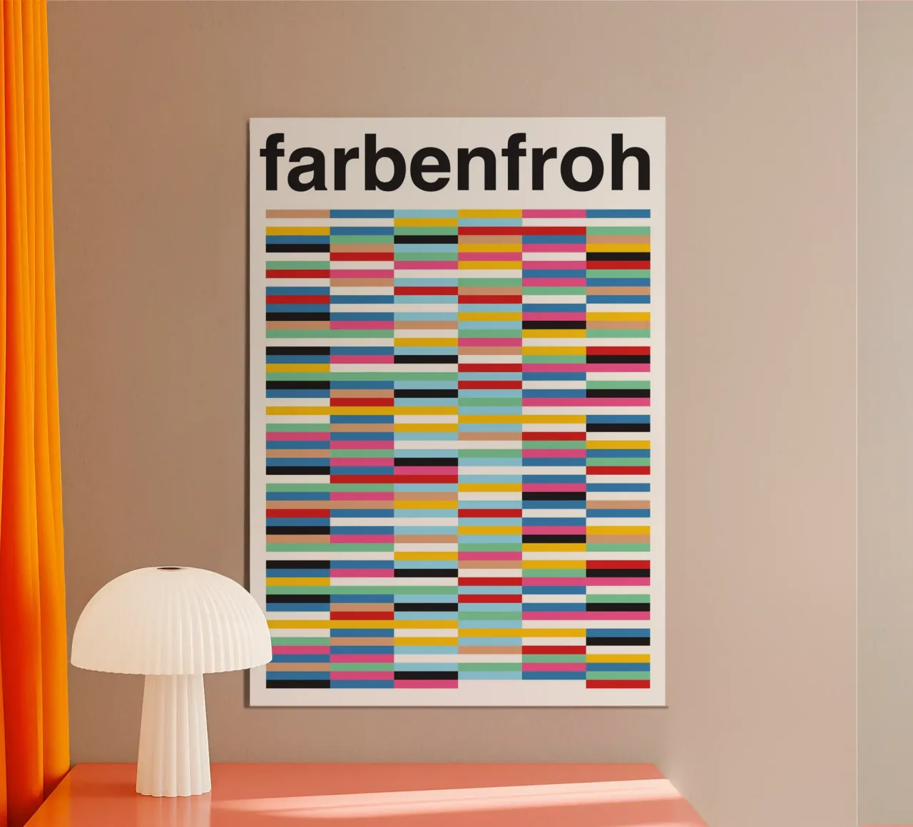 farbenfroh poster by studio salü