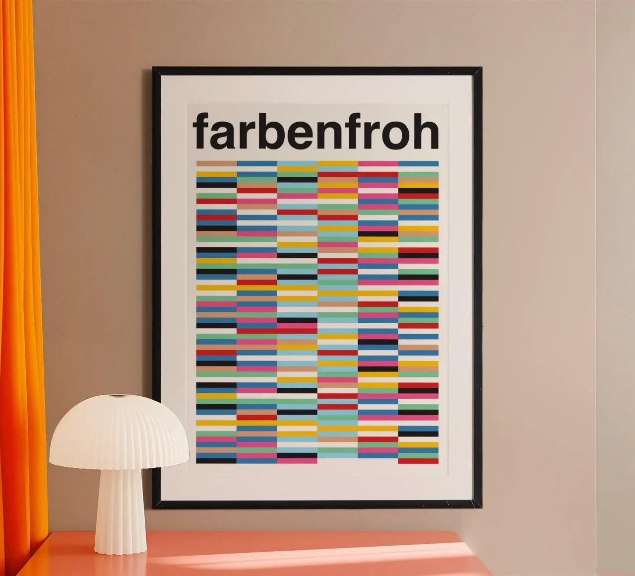 farbenfroh poster by studio salü