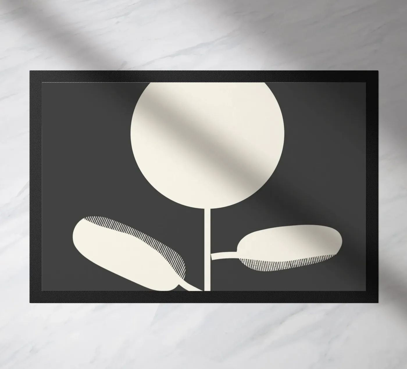 Bloem deurmat van Rose Beck Art