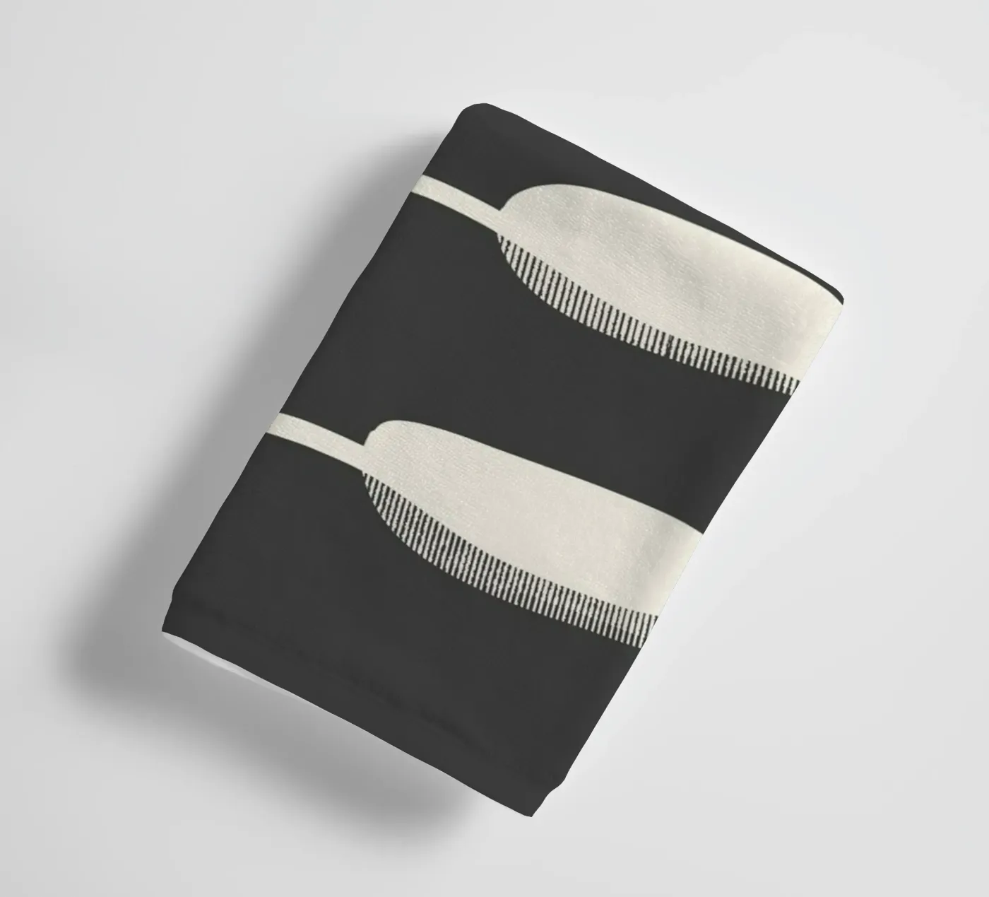 Bloem badhanddoek van Rose Beck Art