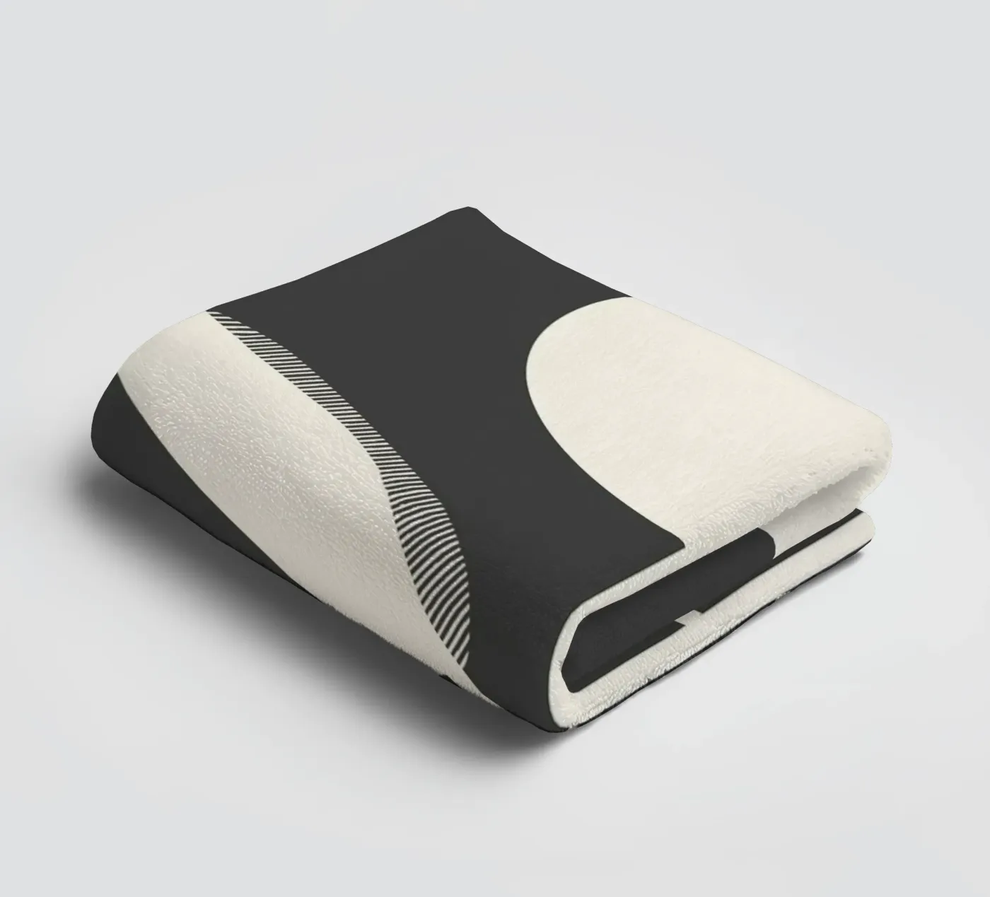 Bloem badhanddoek van Rose Beck Art