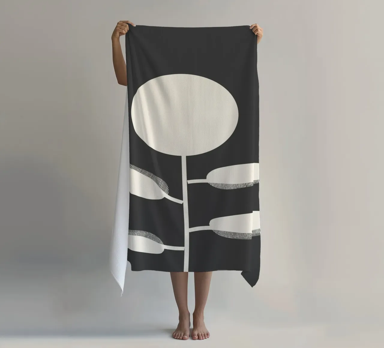 Fiore telo mare da Rose Beck Art