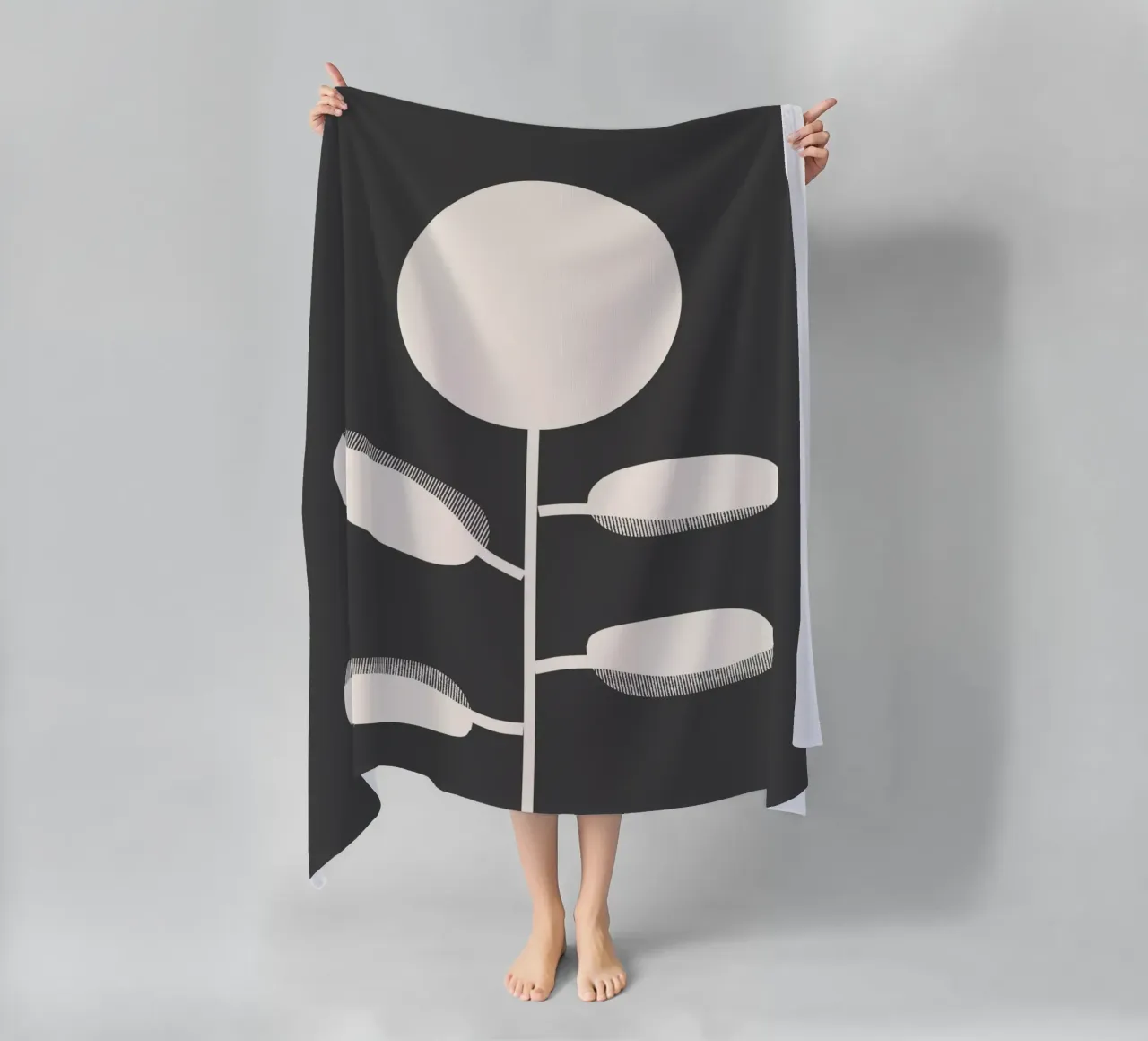 Flower telo mare da Rose Beck Art