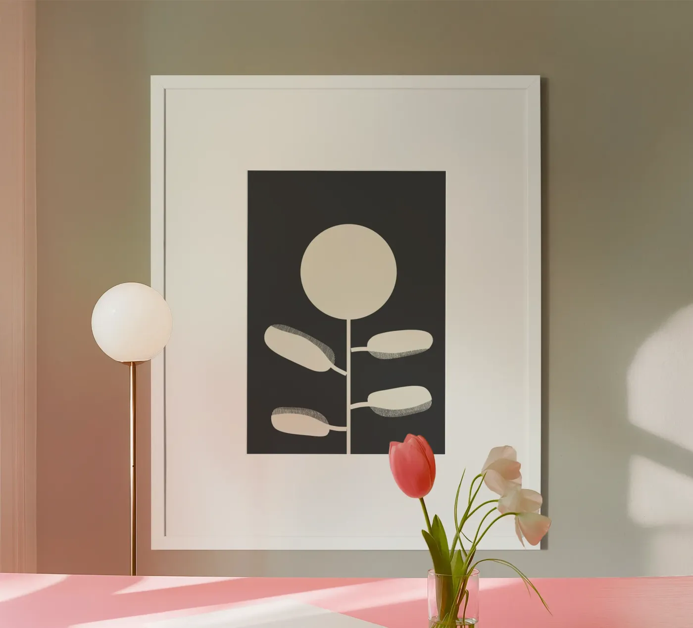Flower poster by Rose Beck Art
